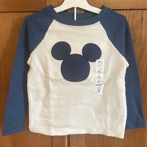 NWT 4T Disney Mickey Mouse knit long sleeve